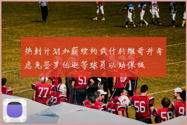 热刺计划加薪续约武什科维奇并考虑免签罗伯逊等球员以助保级